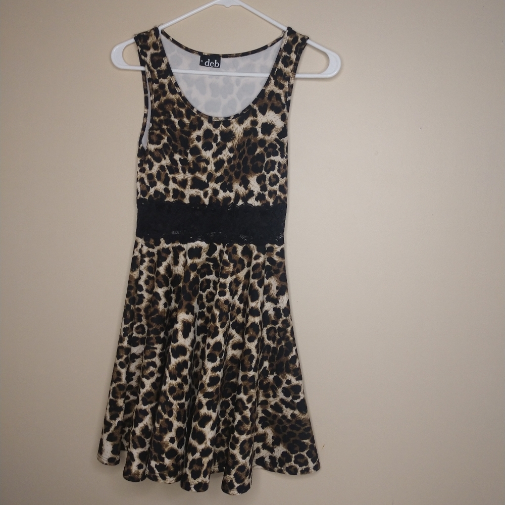 Vintage Deb Leopard Dress